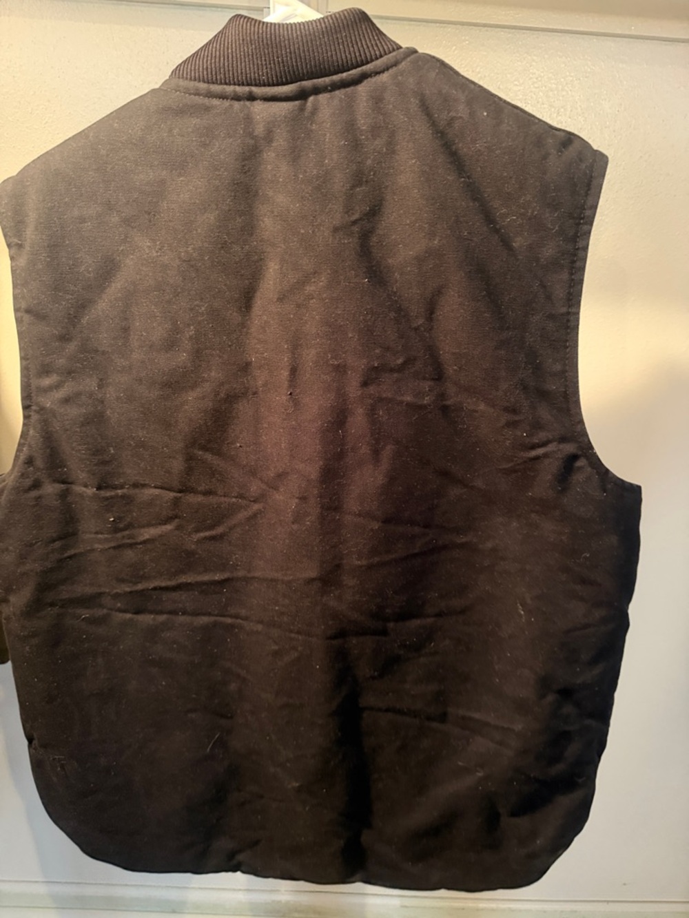 Carhartt Black Insulated Zip-Up Work Vest - Picture 5 of 7